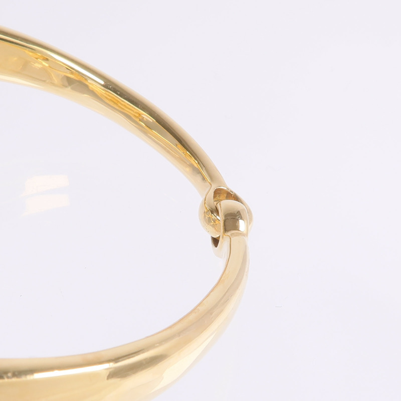 GUCCI 18K黃金Diamond Horsebit Bracelet鑽石手鐲-6