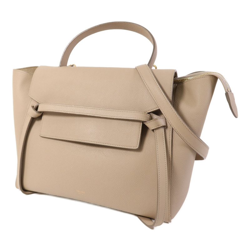 CELINE 牛皮皮革Belt Bag金扣手挽肩背兩用袋-2