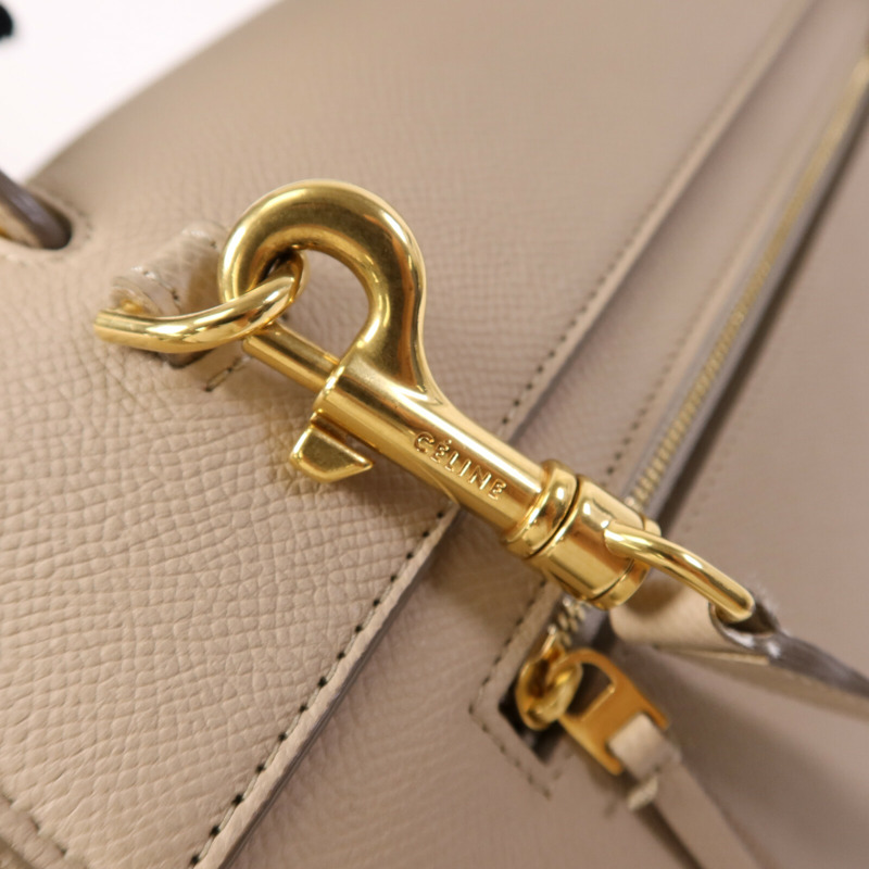 CELINE 牛皮皮革Belt Bag金扣手挽肩背兩用袋-6