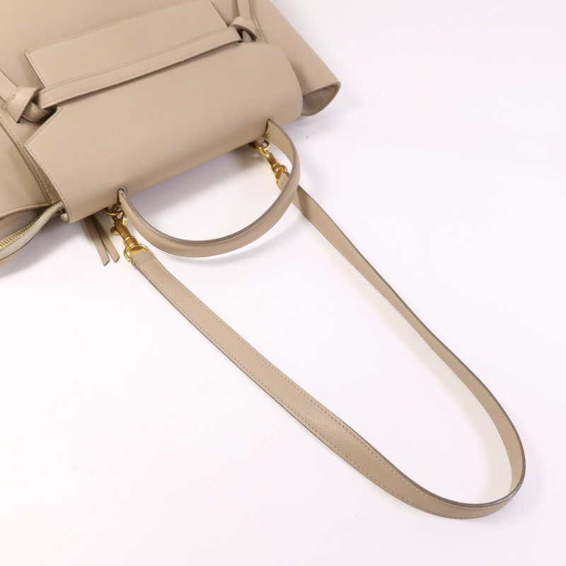CELINE 牛皮皮革Belt Bag金扣手挽肩背兩用袋-8