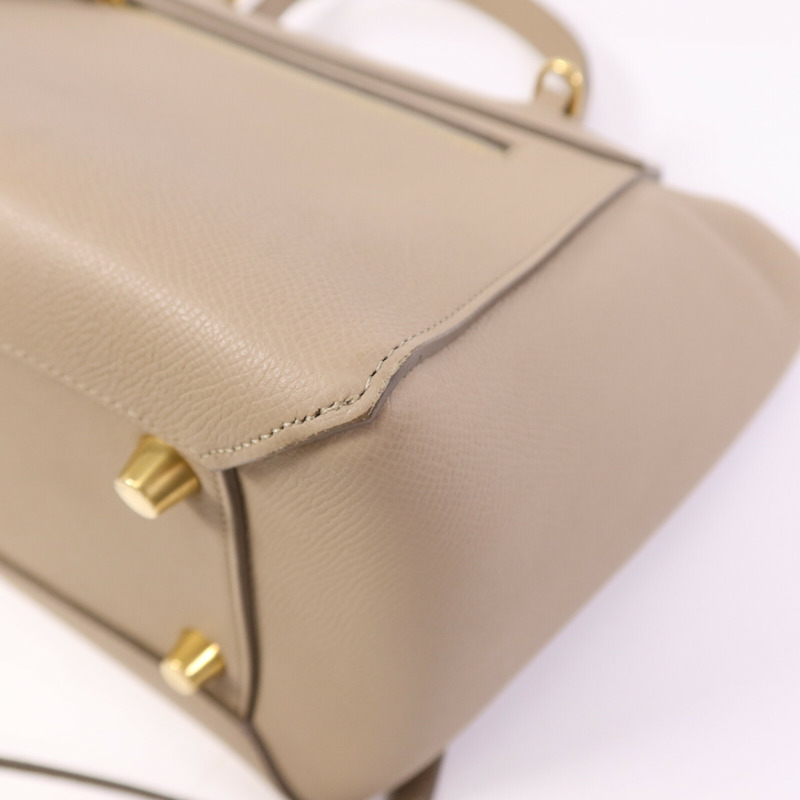 CELINE 牛皮皮革Belt Bag金扣手挽肩背兩用袋-10