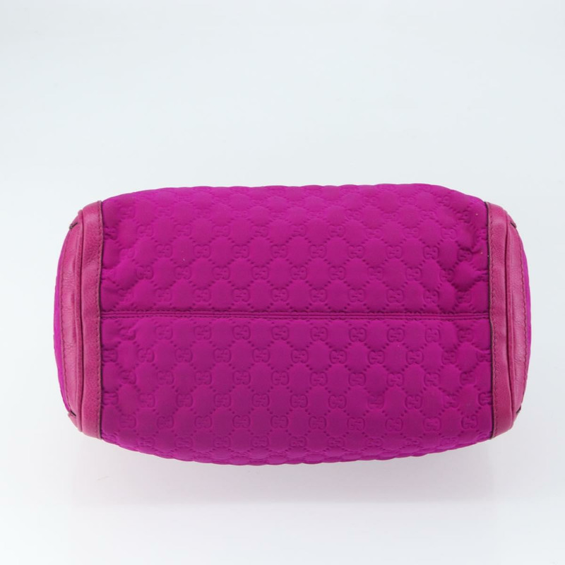 【日本直送】GUCCI GG帆布波士頓包 尼龍皮革 粉紅色 銀色 正品 ki6320-4