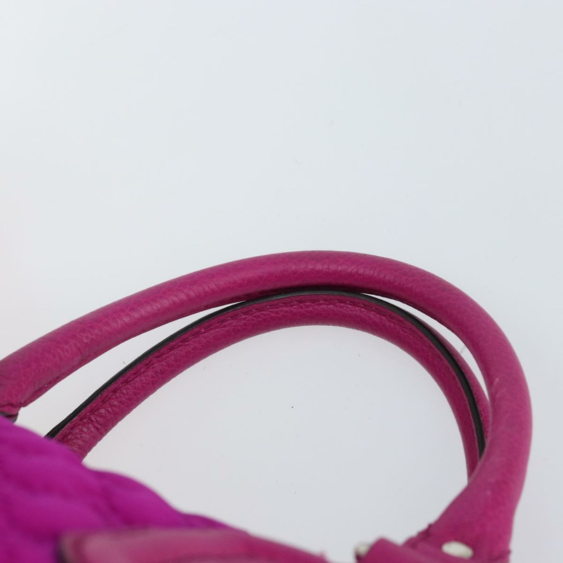 【日本直送】GUCCI GG帆布波士頓包 尼龍皮革 粉紅色 銀色 正品 ki6320-7