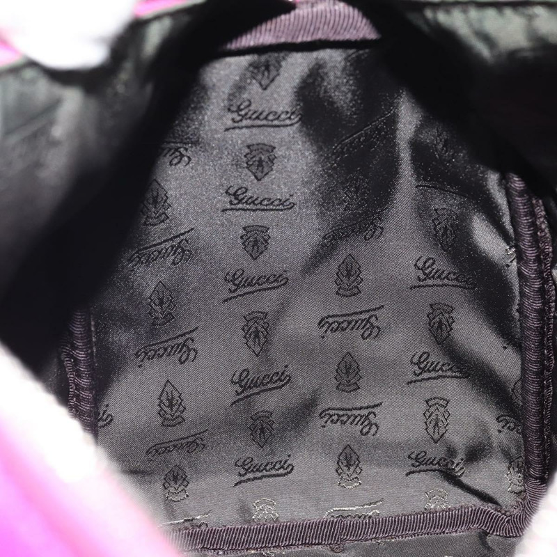 【日本直送】GUCCI GG帆布波士頓包 尼龍皮革 粉紅色 銀色 正品 ki6320-19