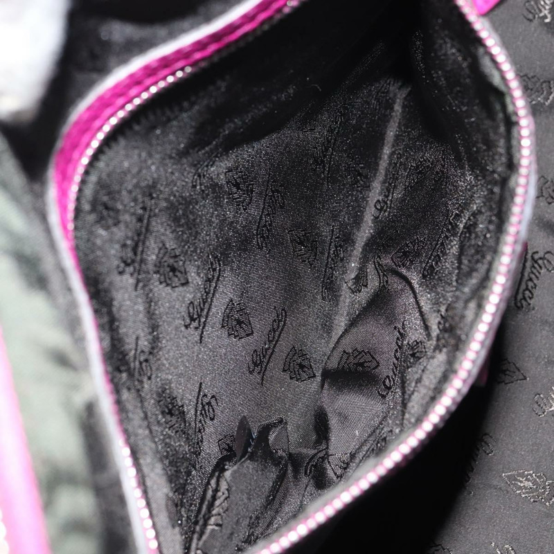 【日本直送】GUCCI GG帆布波士頓包 尼龍皮革 粉紅色 銀色 正品 ki6320-20