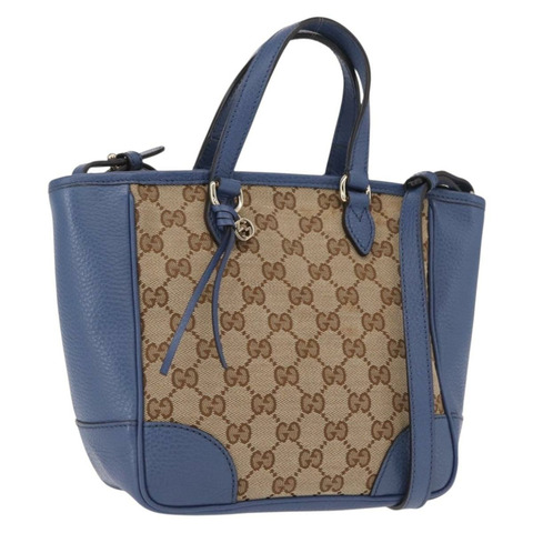 GUCCI GG帆布Brie手提包 暢貨 兩用 米色/金色 449241 正品 ka1584