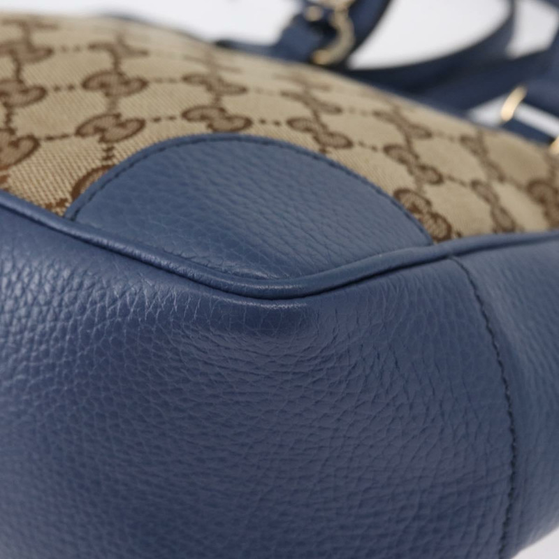 【日本直送】GUCCI GG帆布Brie手提包 暢貨 兩用 米色/金色 449241 正品 ka1584-16