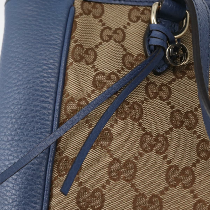 【日本直送】GUCCI GG帆布Brie手提包 暢貨 兩用 米色/金色 449241 正品 ka1584-17