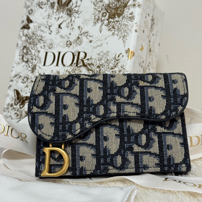 Dior老花9成新 卡夾/名片夾-5