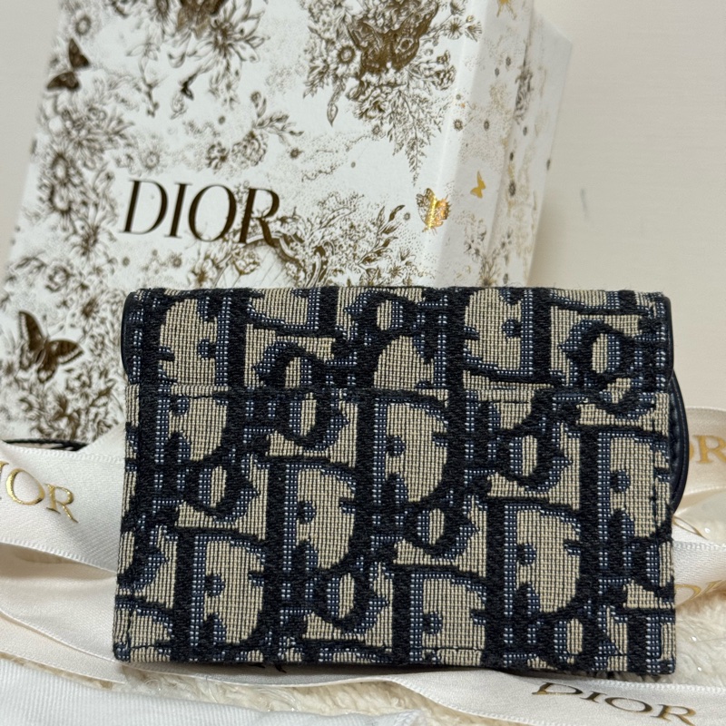 Dior老花9成新 卡夾/名片夾-6