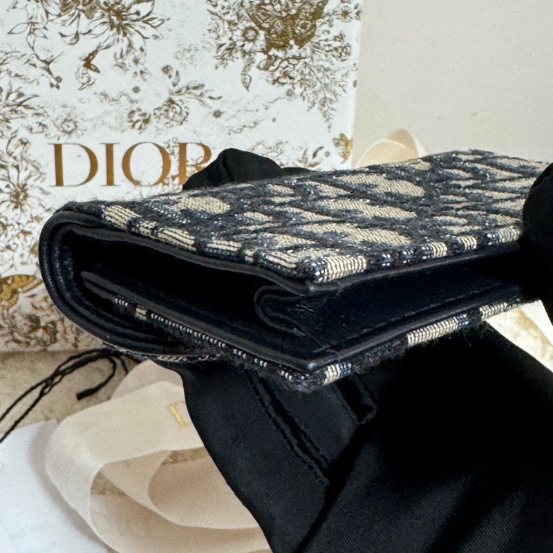 Dior老花9成新 卡夾/名片夾-9