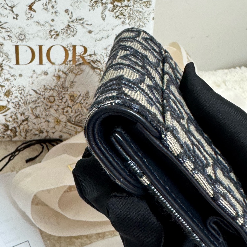 Dior老花9成新 卡夾/名片夾-10