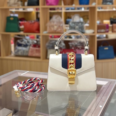 古驰/Gucci塞尔维亚小号白色