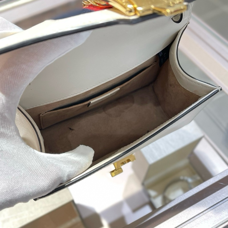 古驰/Gucci塞尔维亚小号白色-7