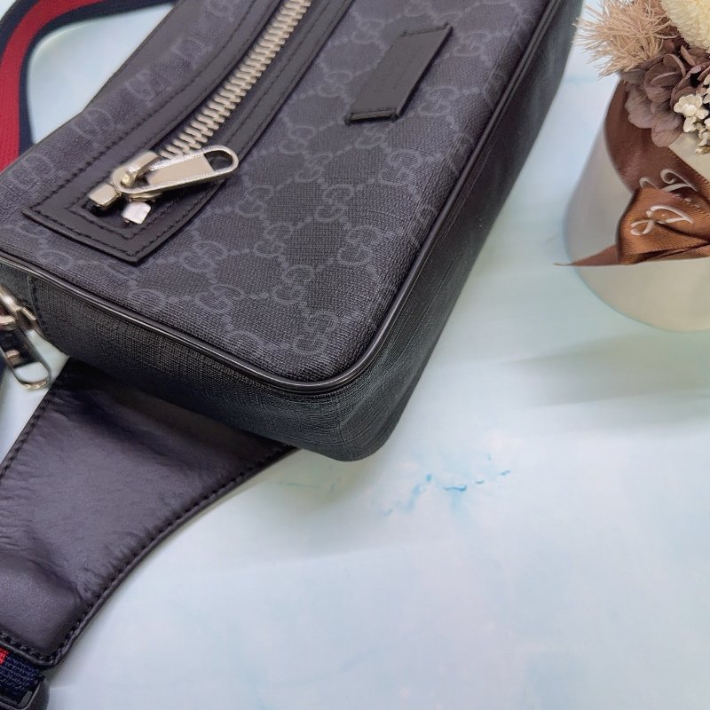 GUCCI GG Supreme帆布胸腰包-7
