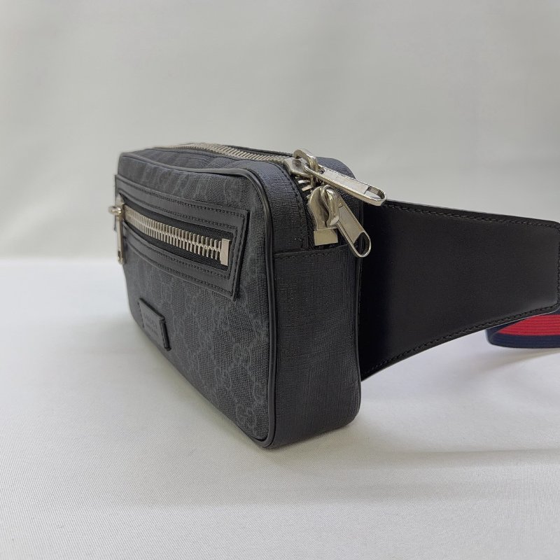 GUCCI GG Supreme帆布胸腰包-2
