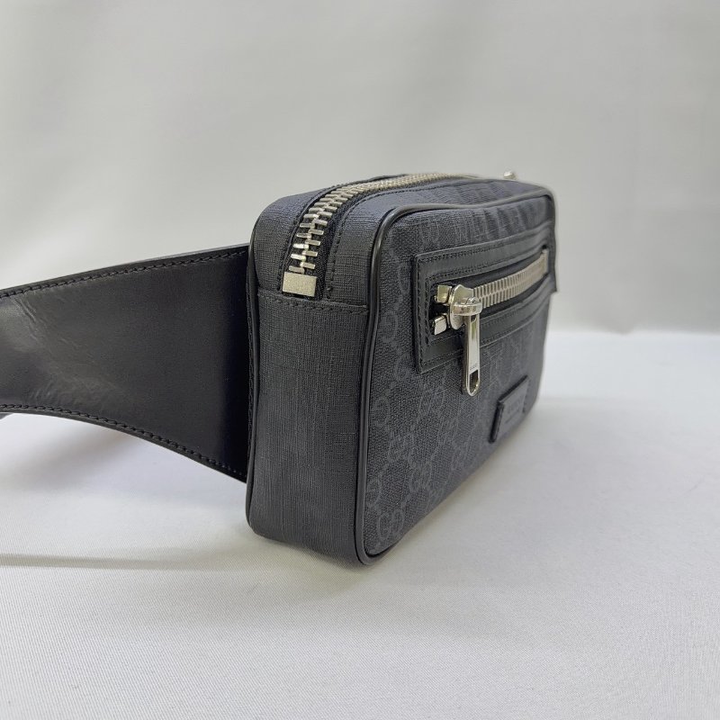 GUCCI GG Supreme帆布胸腰包-3