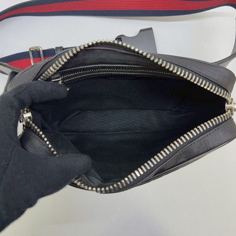 GUCCI GG Supreme帆布胸腰包-4