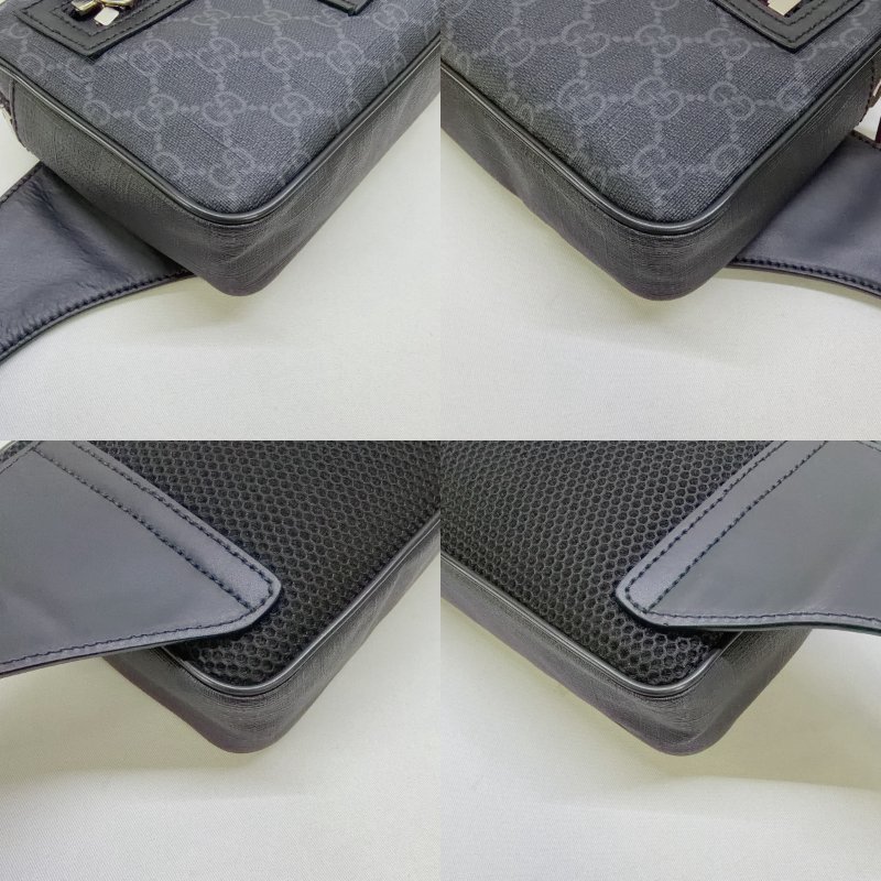 GUCCI GG Supreme帆布胸腰包-9