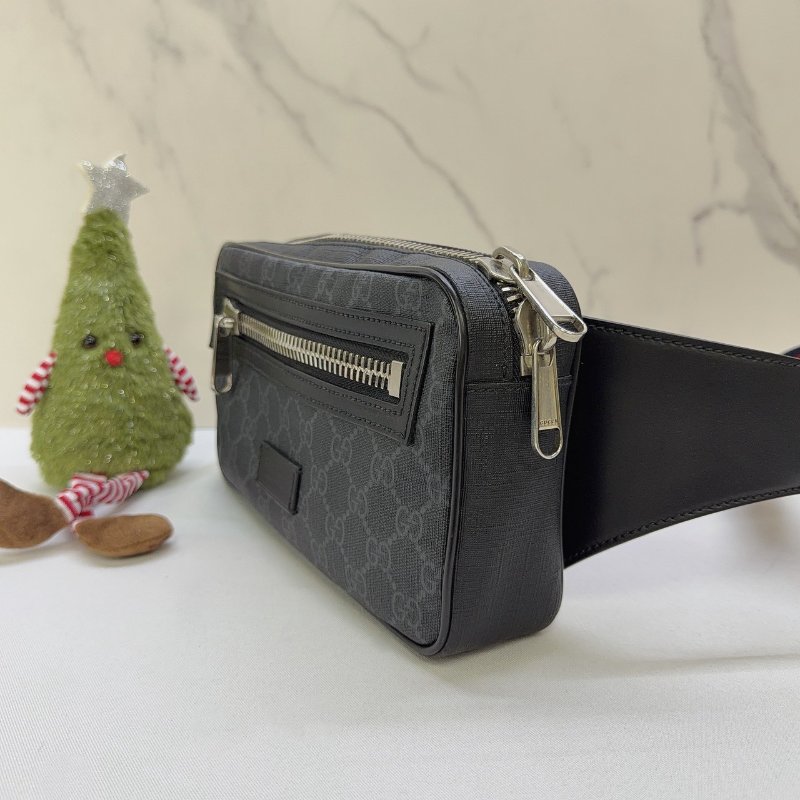 GUCCI GG Supreme 胸腰包-2