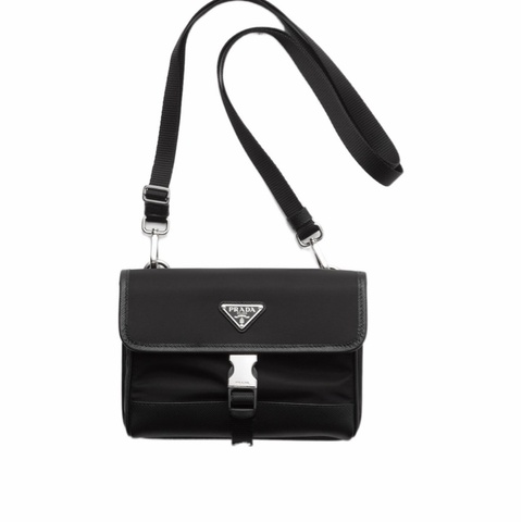 Prada 男士 Re-Nylon與Saffiano皮革智能手機包均碼碼18cm*2.5cm*12.5cm