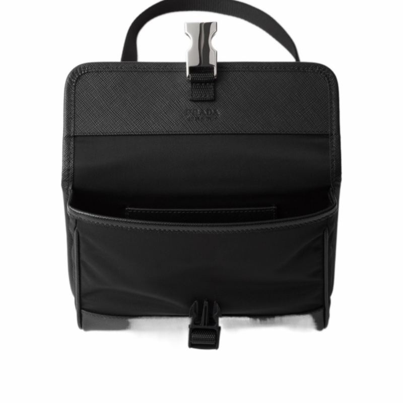 Prada 男士 Re-Nylon與Saffiano皮革智能手機包均碼碼18cm*2.5cm*12.5cm-2