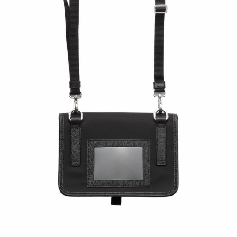 Prada 男士 Re-Nylon與Saffiano皮革智能手機包均碼碼18cm*2.5cm*12.5cm-3