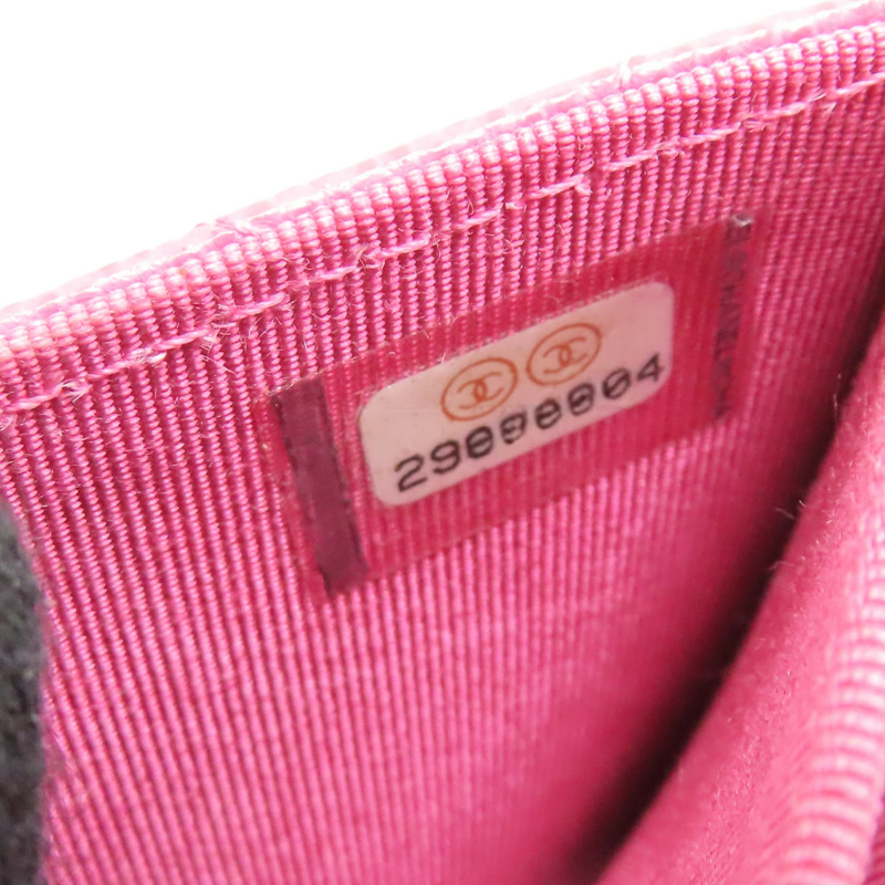 粉色 荔枝紋 牛皮 零錢包 名片夾 AP0214【CHANEL 香奈兒】 AP0214-8