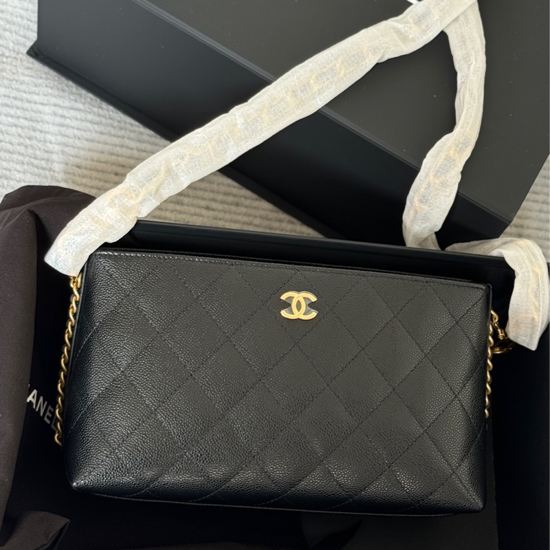 全新 香奈兒手拿包(鏈子非原廠自己加的)-1