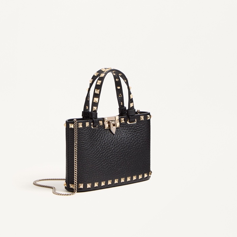 Valentino 女士 ROCKSTUD 迷你單肩包均碼碼MINI、18.5cm*5.5cm*12.5cm-1