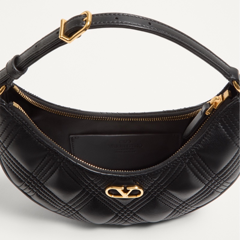 Valentino 女士 QUILTIE 67 羊皮迷你肩背手袋均碼碼MINI、22.5cm*5cm*11.5cm-2