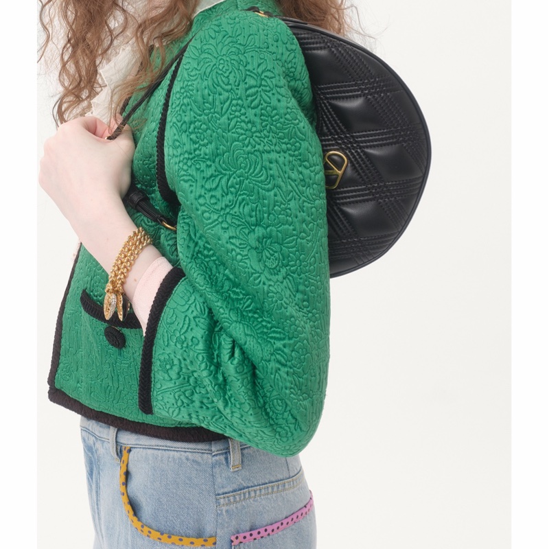 Valentino 女士 QUILTIE 67 羊皮迷你肩背手袋均碼碼MINI、22.5cm*5cm*11.5cm-7