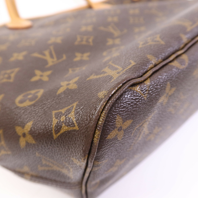LOUIS VUITTON Monogram Neverfull MM金扣手挽袋-13