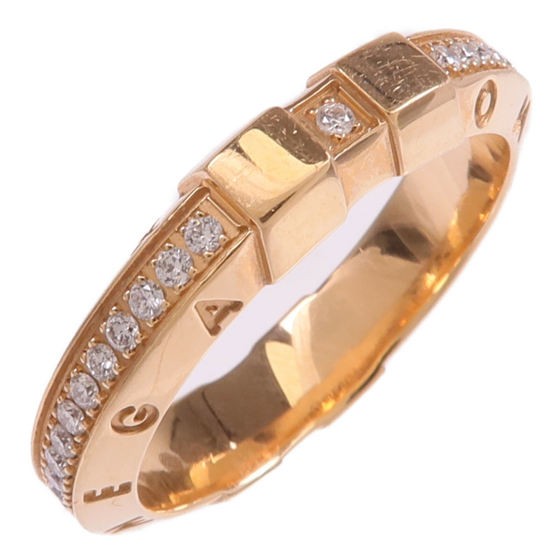 OMEGA 18K玫瑰金Omega Ring鑽石戒指Omega#54/US#6.75-0