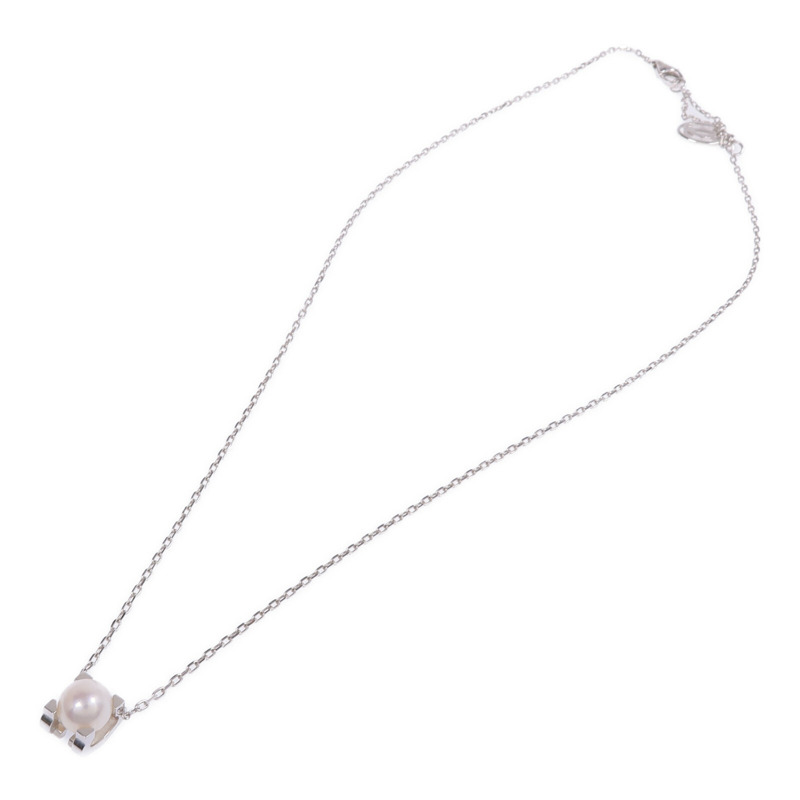CARTIER 18K白金Pearl Necklace珍珠項鍊-3