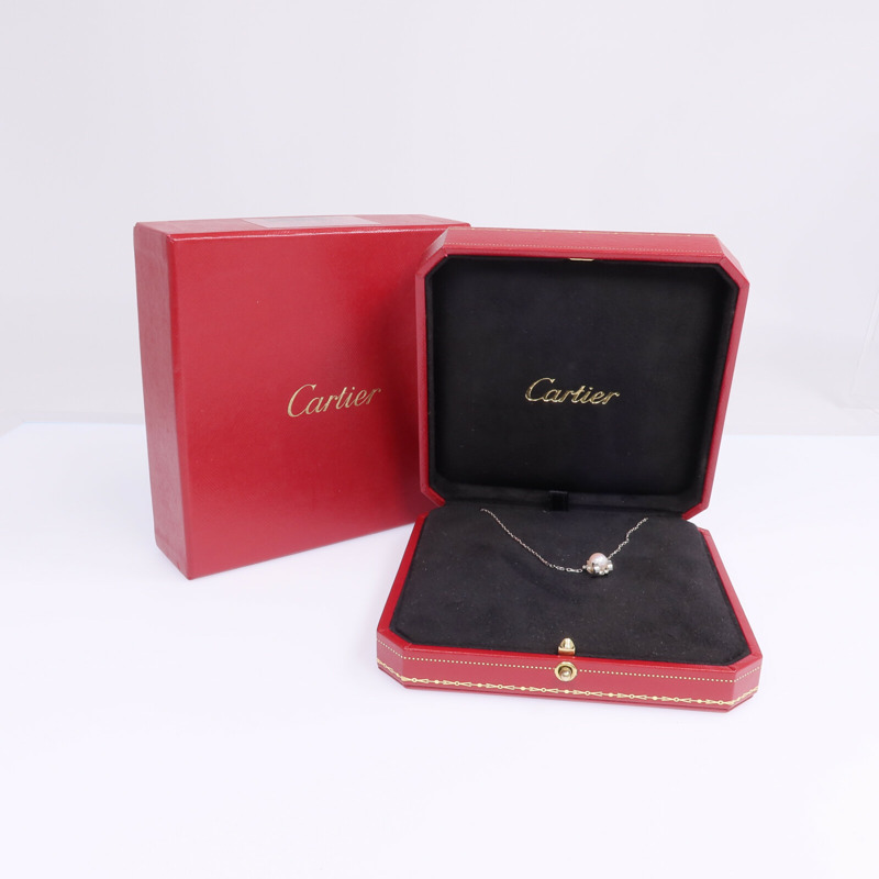 CARTIER 18K白金Pearl Necklace珍珠項鍊-7