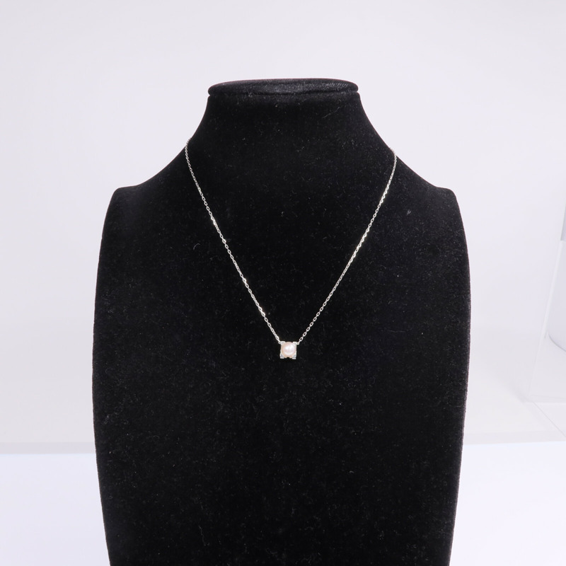 CARTIER 18K白金Pearl Necklace珍珠項鍊-8