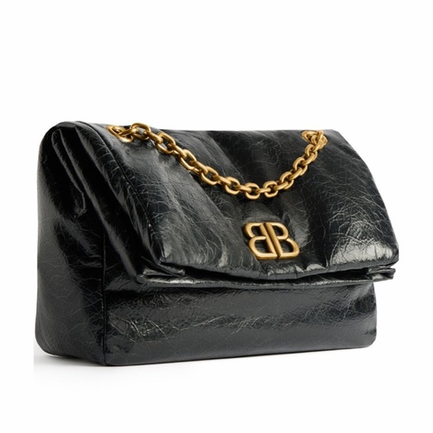 Balenciaga 女士 MONACO 小號鏈條單肩包均碼碼小號、28cm*18cm*10cm