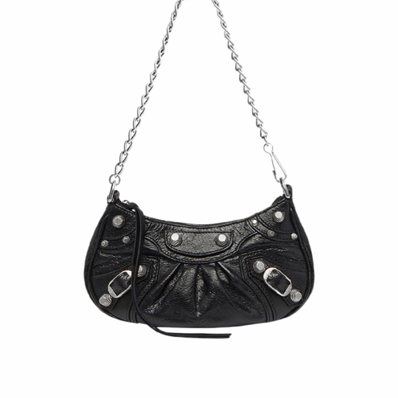 Balenciaga 女士 LE CAGOLE迷你鏈帶單肩包均碼碼MINI、20.8cm*4.3cm*13cm-0