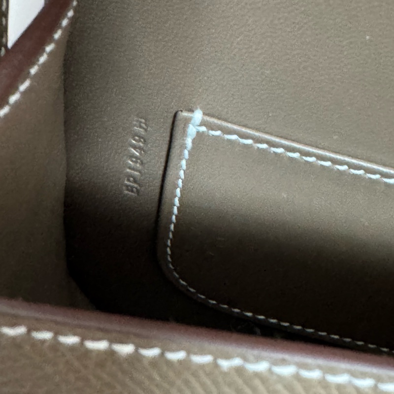 全新全配 愛馬仕 HermesDella elan 大象灰金扣-10