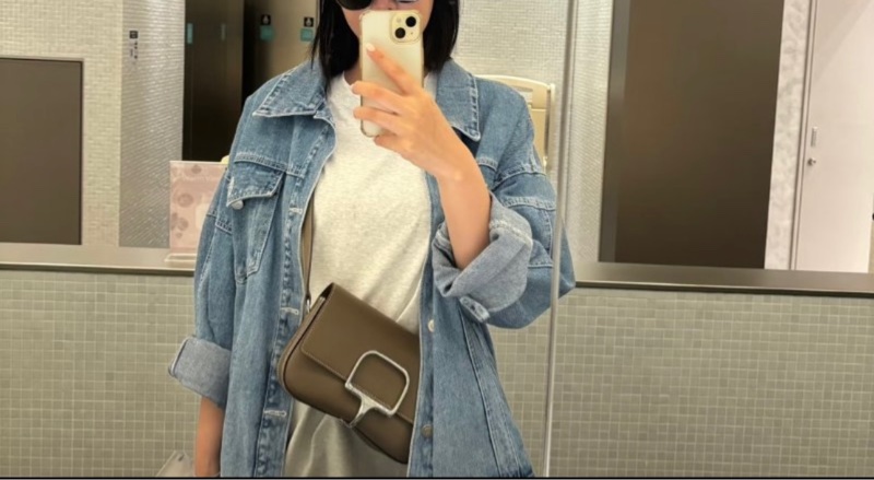 全新全配 愛馬仕 HermesDella elan 大象灰金扣-23