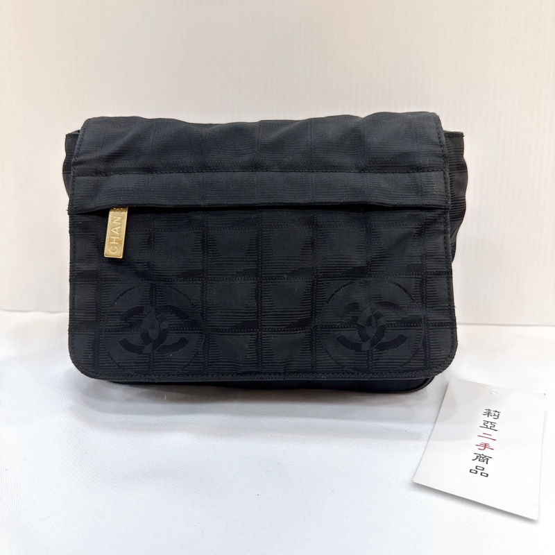 莉亞精品♡ Chanel A29346 尼龍胸包 二手-2