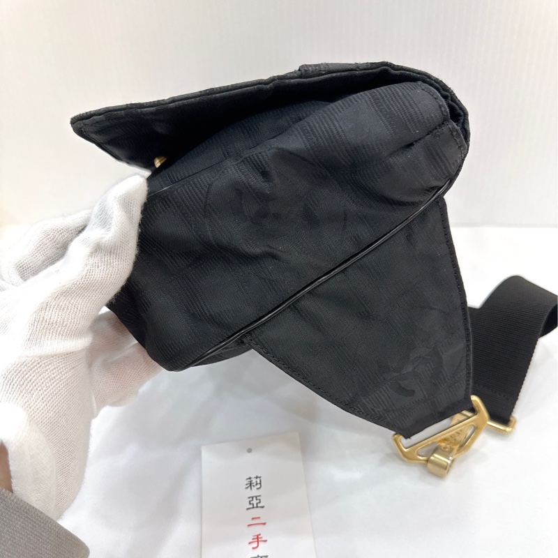 莉亞精品♡ Chanel A29346 尼龍胸包 二手-6