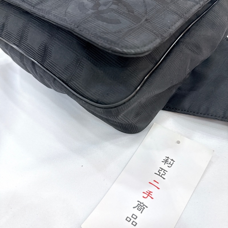 莉亞精品♡ Chanel A29346 尼龍胸包 二手-9