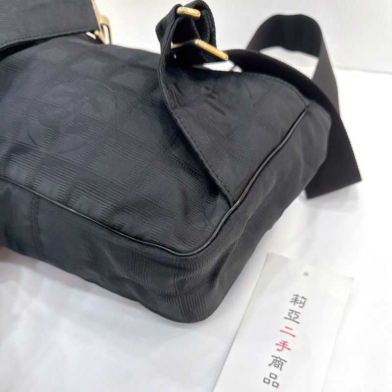 莉亞精品♡ Chanel A29346 尼龍胸包 二手-11