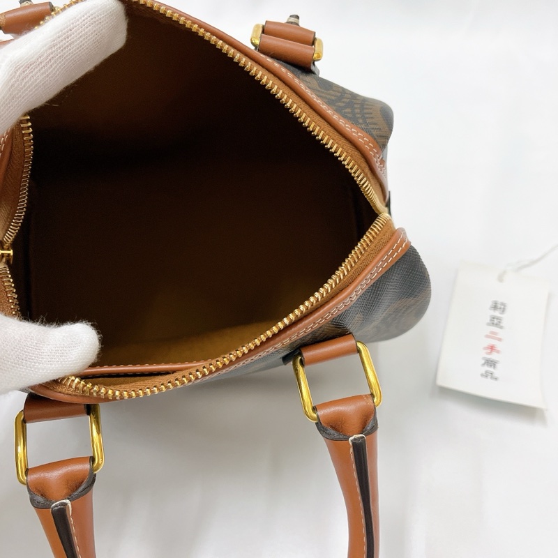 莉亞精品♡ Celine 老花波士頓 大logo 二手-14