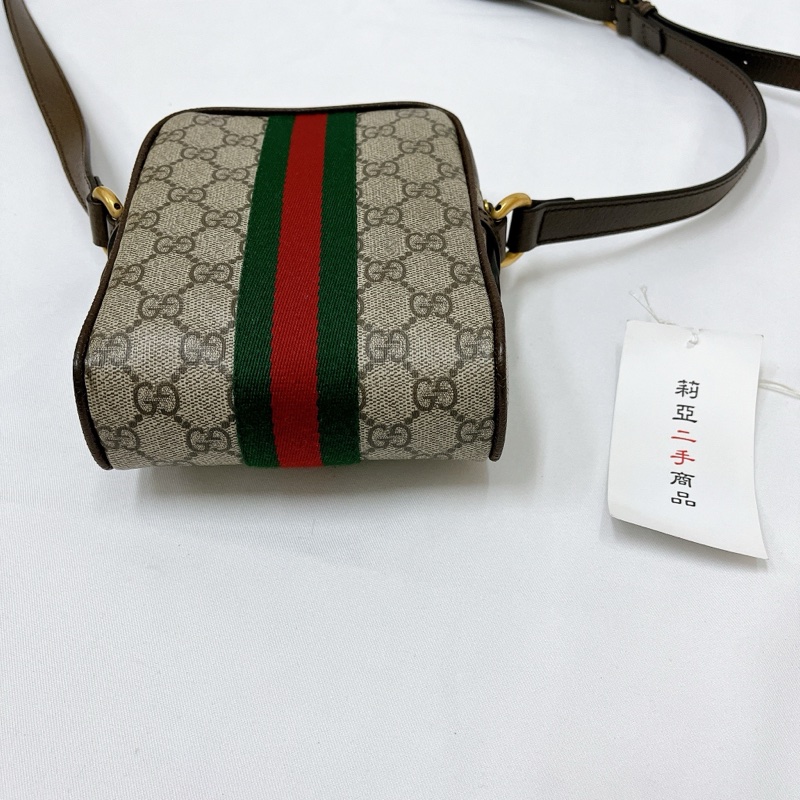 莉亞精品♡ Gucci 598127 老花斜背包 二手-4