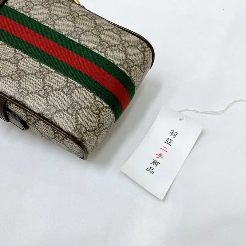 莉亞精品♡ Gucci 598127 老花斜背包 二手-10