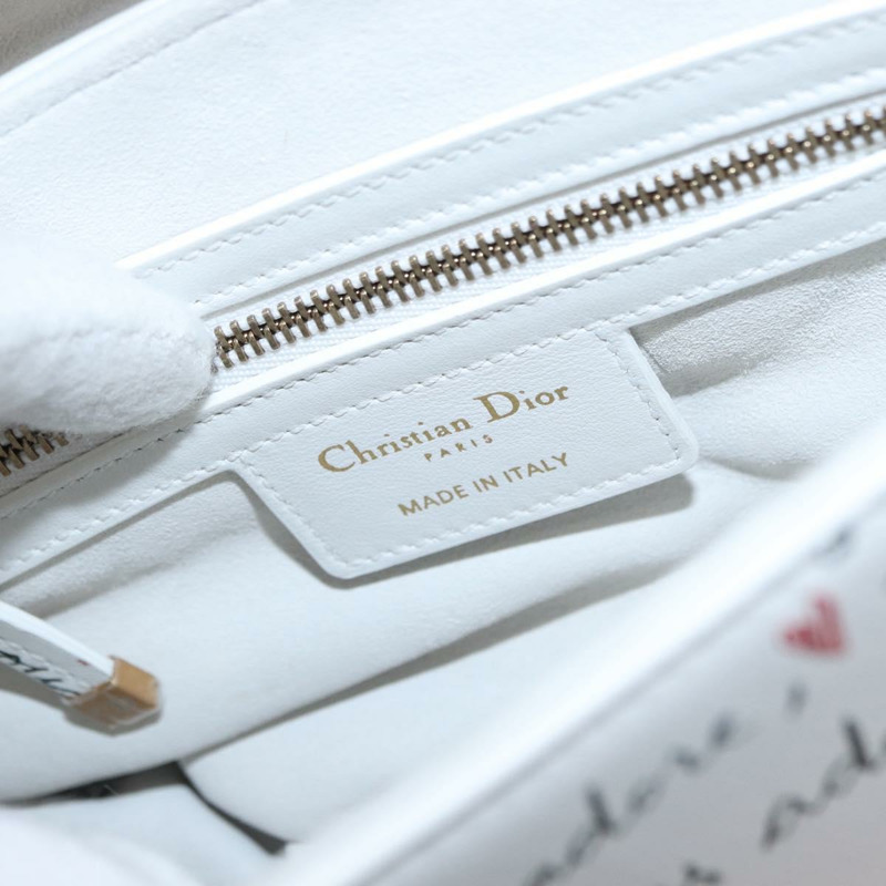 【日本直送】Christian Dior 心型 Je Vous Adore 馬鞍包 白色真皮 正品 yk20145SM-23