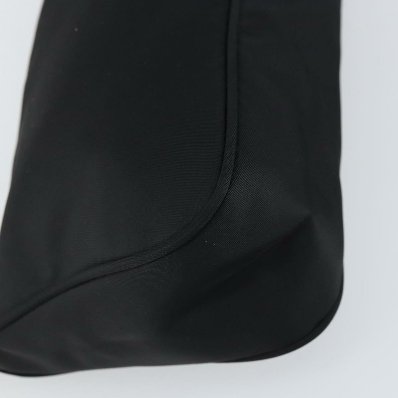 【日本直送】PRADA 尼龍黑色銀色配件包 Auth 162965V-16